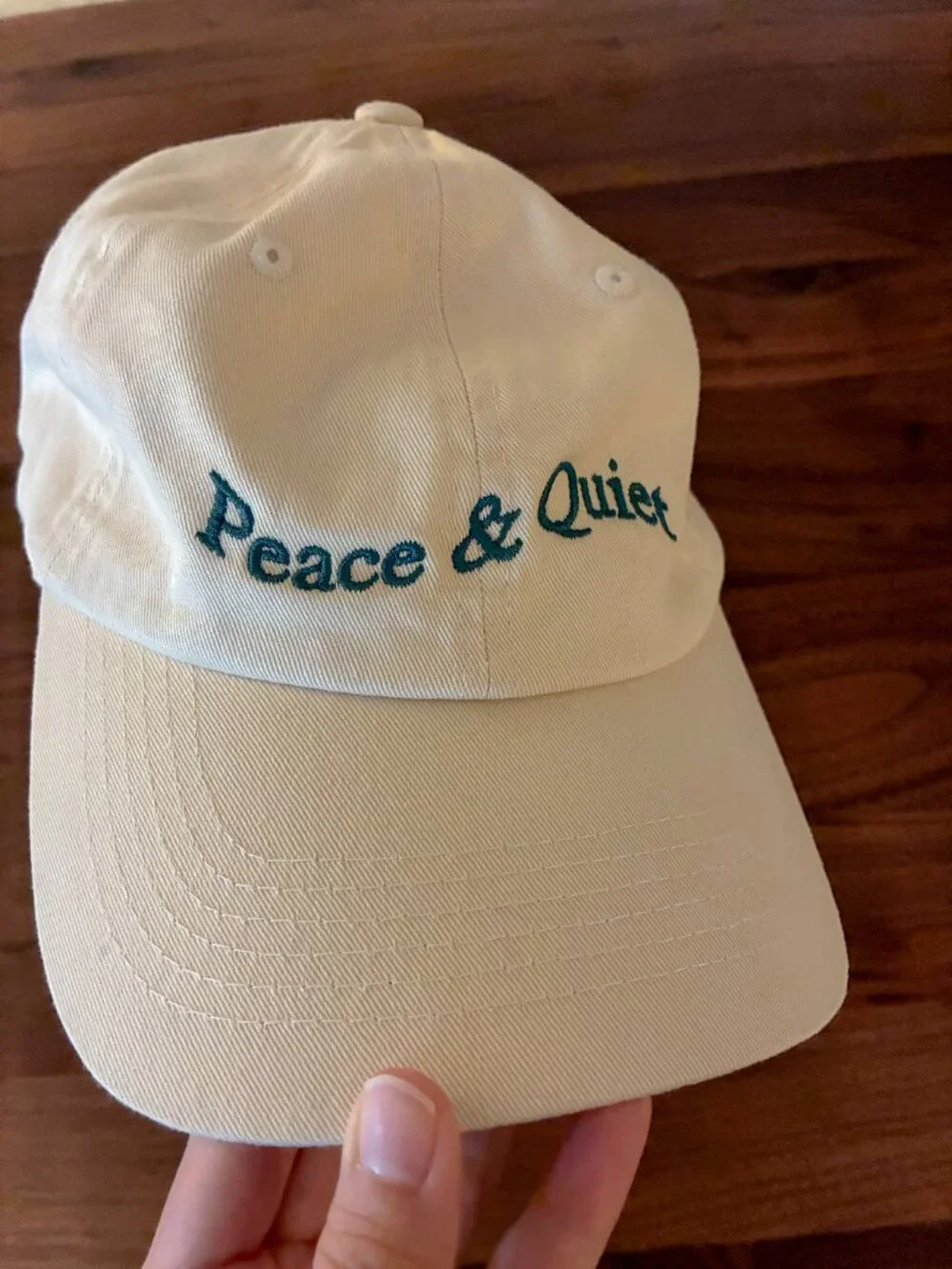 Museum of Peace and Quiet Classic Wordmark Hat Cap in Bone